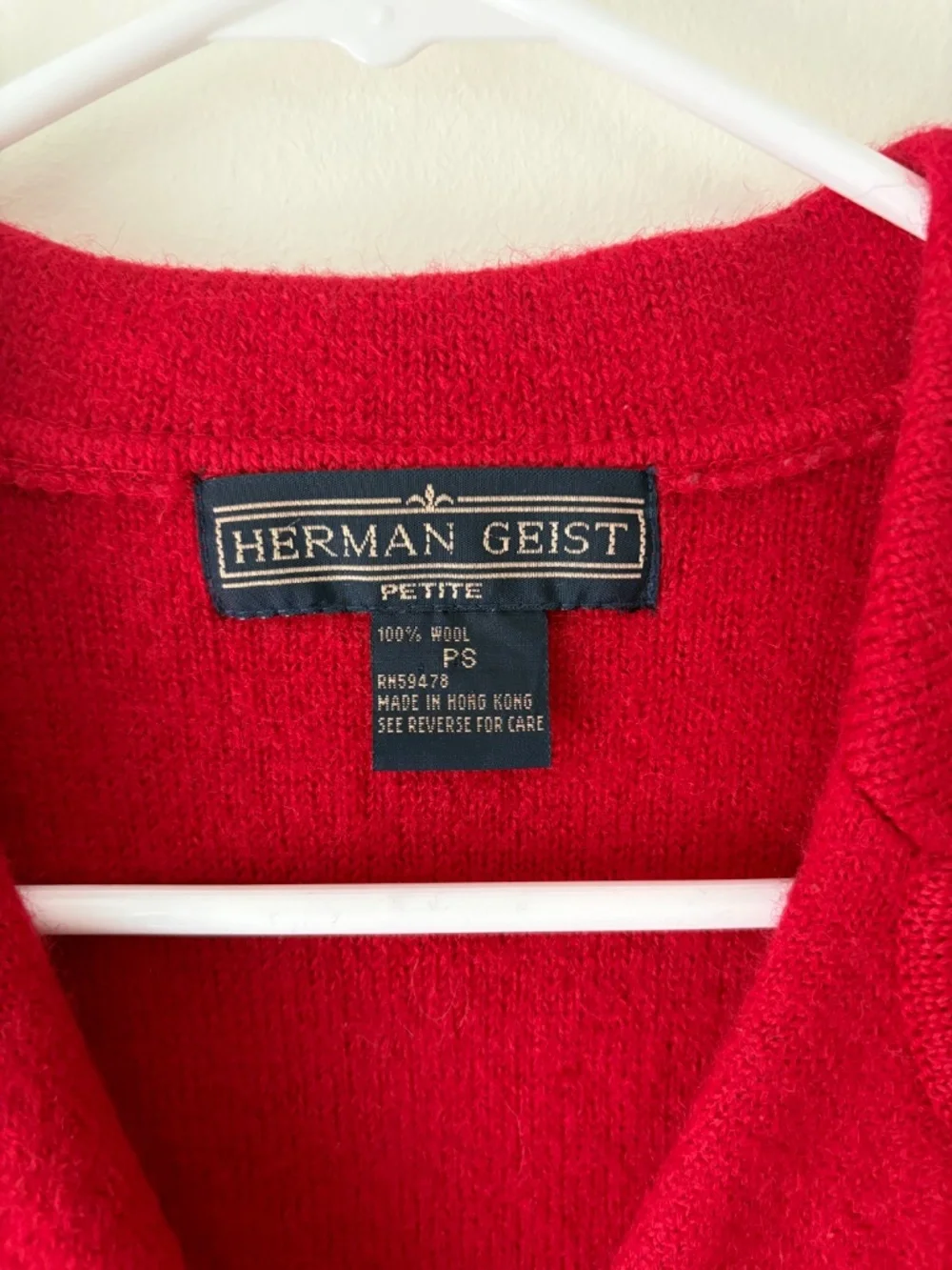 Herman Geist Petite 100% Wool Jacket